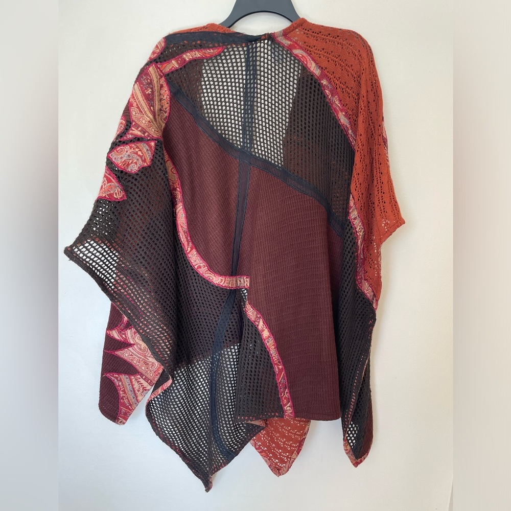Chico's Patchwork Wrap Shawl - image 6